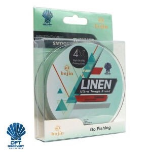 DFT Bojin 4X Linen İp Misina 0.02 mm  150 m  Yeşil