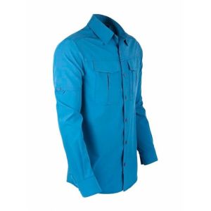 VAV Uzun Kol Gömlek Tacflex-02 Mavi - XXL