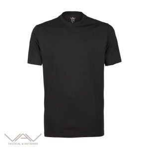 VAV Baseti-05 Kısa Kol Tişört Siyah - L