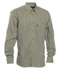 T. S.K.DEERHUNTER Wyatt Yeşil Kareli Uzun Kol Gömlek 43/44