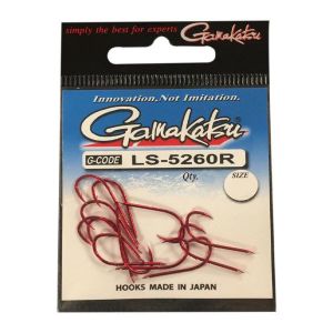 GAMAKATSU LS-5260R Kırmızı #4 Olta İğnesi 1/9