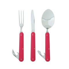Ferrino Clip Çelik Çatal-Bıçak-Kaşık Seti