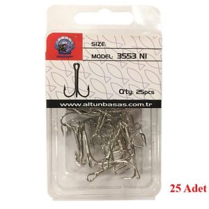 T. DFT 3553 3lü Olta İğnesi No:08 1/25