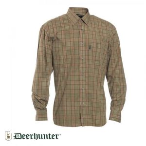 T. S.K.DEERHUNTER Marshall Red Kareli Uzun Kol Gömlek 39/40