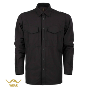 VAV Uzun Kol Gömlek Tacflex-03 - Siyah - M